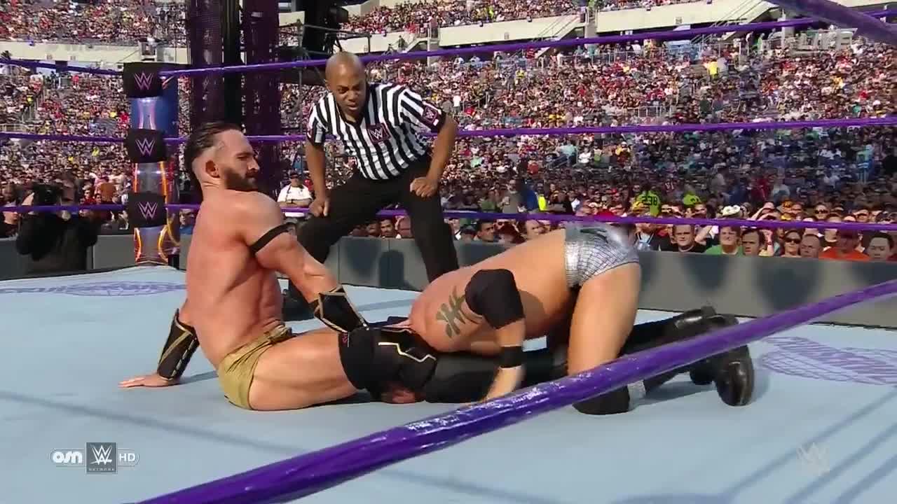 Wwe Neville Vs Austin Aries Wrestlemania